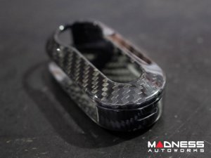 FIAT 500 Key Fob Cover - Carbon Fiber - Italian Flag